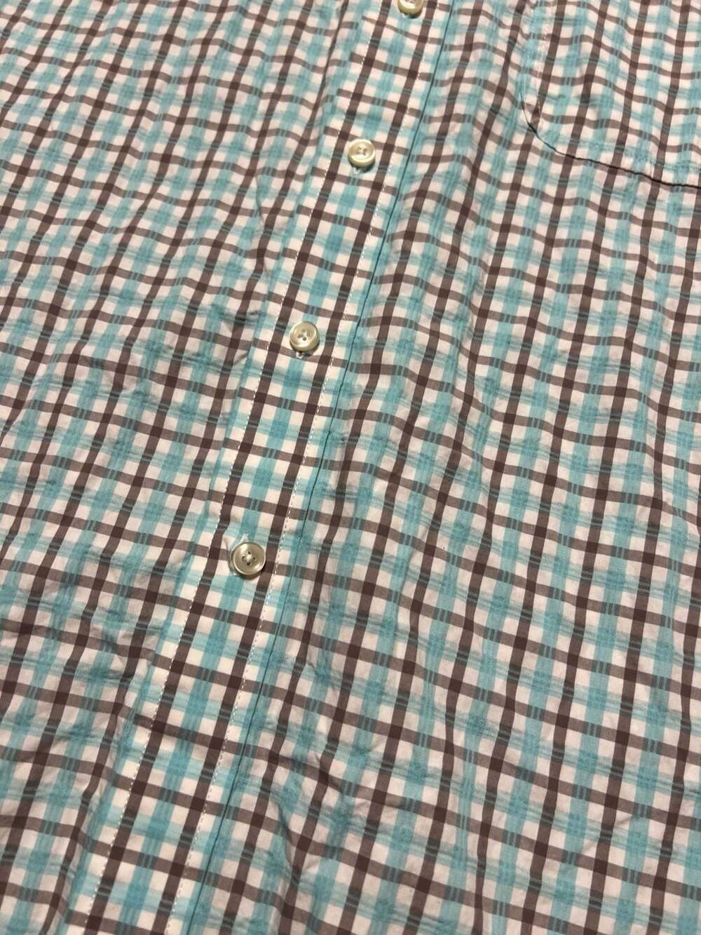 Wrangler George Strait Cowboy Cut Collection Short Sleeve Plaid Western Shirt Si - Picture 6 of 7